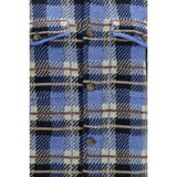Guest in Residence Blue Cashmere Pattern Shirt