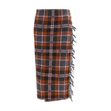 Guest in Residence Brown Wool Oves Aries Midi Skirt