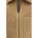 PINKO Beige Polyester Full-Length Jacket