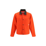 GR10K Red Wool Oves Aries Full-Length Jacket