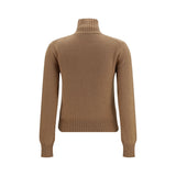 Ami Paris Brown Cashmere Turtleneck