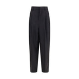 Ami Paris Black Wool Oves Aries Dress Pants