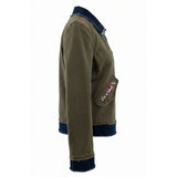 Mr&Mrs Italy Green Cotton Women's Jacket