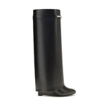 Givenchy Black Calf Leather Bos Taurus Boots