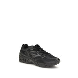 MIZUNO Black Fabric Athletic Sneakers