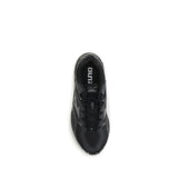 MIZUNO Black Fabric Athletic Sneakers
