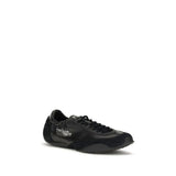 Y-3 Black Calf Leather Bos Taurus Athletic Sneakers