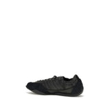 Y-3 Black Calf Leather Bos Taurus Athletic Sneakers