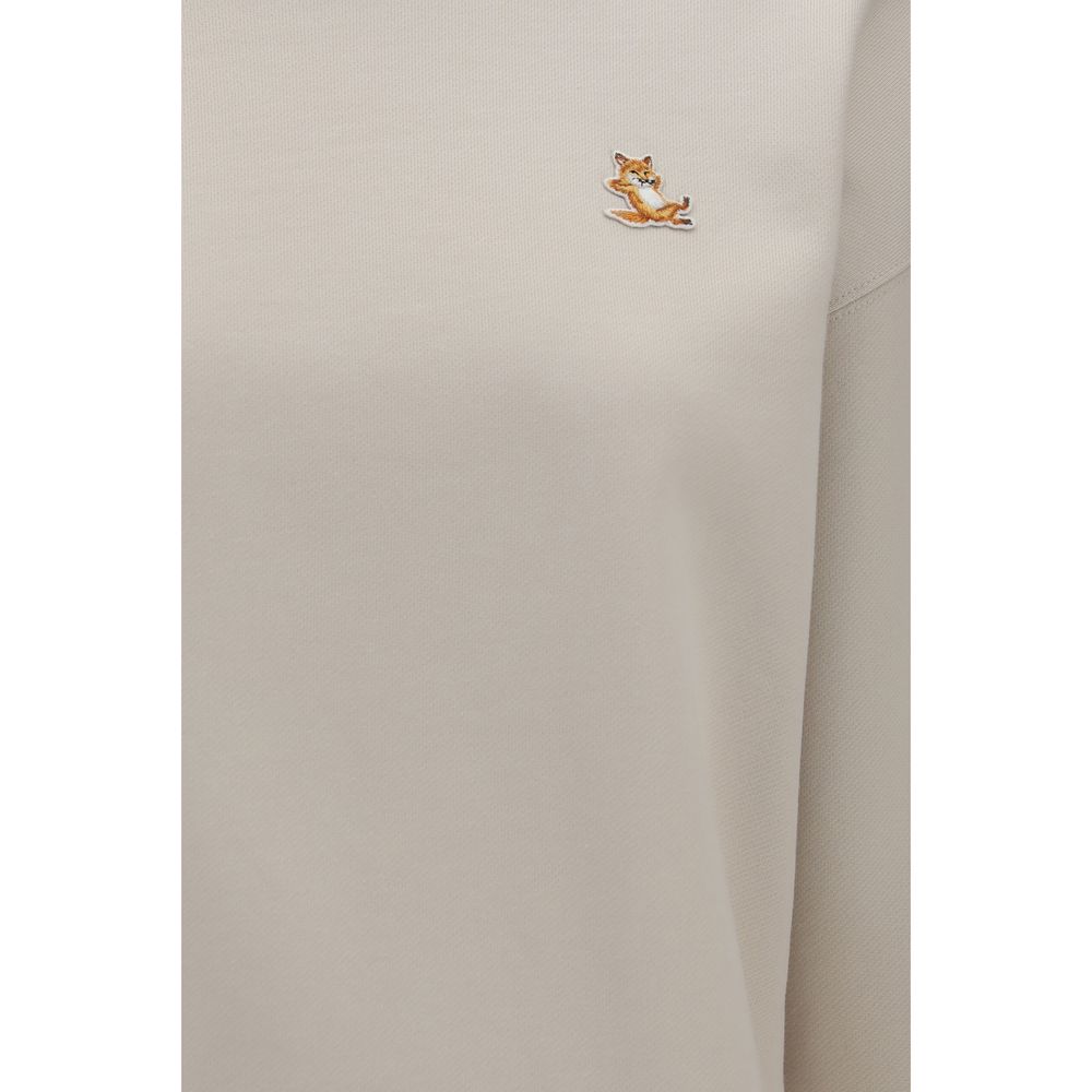 Maison Kitsuné Beige Cotton Sweatshirt