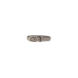 Valentino Garavani Gray Calf Leather Bos Taurus Bracelet