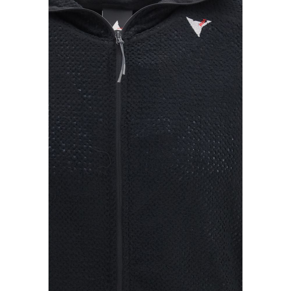 ROA Black Polyester Sweatshirt