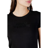 Armani Exchange Black Cotton T-Shirt