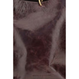 Benedetta Bruzziches Bordeaux Calf Leather Bos Taurus Backet Bag