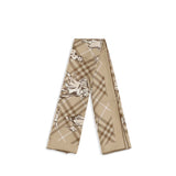 Burberry Beige Silk Scarf