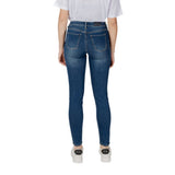 Armani Exchange Blue Cotton Skinny Jeans