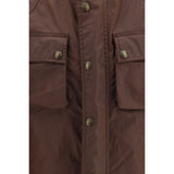 Belstaff Brown Cotton Full-Length Jacket