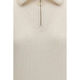 Forte_Forte White Wool Oves Aries Sweatshirt