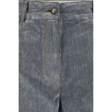 Forte_Forte Gray Cotton Jeans Denim