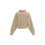 Tory Burch Beige Wool Oves Aries Cardigan