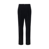 Khaite Black Cotton Casual Pants