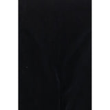 Khaite Black Cotton Casual Pants