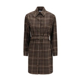 Burberry Brown Cotton Casual Dress
