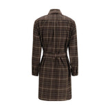Burberry Brown Cotton Casual Dress