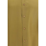 Valentino Garavani Beige Silk Dress Shirt