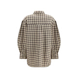 Ganni Beige Cotton Dress Shirt