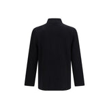 Lardini Black Wool Oves Aries Full-Length Jacket