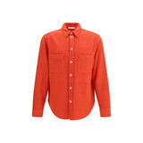 Umit Benan Red Cashmere Shirt