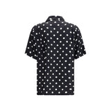 Dolce & Gabbana Black Silk Pattern Shirt
