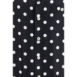 Dolce & Gabbana Black Silk Pattern Shirt