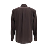 Dolce & Gabbana Brown Silk Shirt