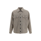 Dolce & Gabbana Brown Wool Oves Aries Full-Length Jacket