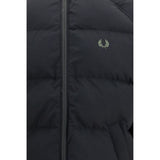 Fred Perry Black Polyamide Full-Length Jacket