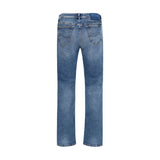 Jacob Cohen Blue Cotton Tapered Jeans