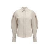 Brunello Cucinelli Beige Cotton Shirt