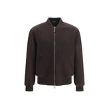 Brioni Brown Wool Oves Aries Bomber