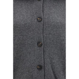 Brunello Cucinelli Gray Cashmere Cardigan