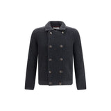 Brunello Cucinelli Gray Cashmere Cardigan