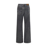 Brunello Cucinelli Gray Cotton Straight-Leg Jeans