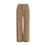 Brunello Cucinelli Brown Cotton Casual Pants