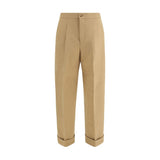 Umit Benan Beige Cotton Casual Pants