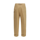 Umit Benan Beige Cotton Casual Pants
