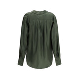 SA SU PHI Bicolor Silk Blouse
