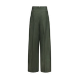 SA SU PHI Bicolor Silk Casual Pants