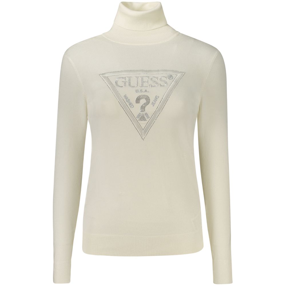 Guess Jeans White Viscose Women's Sweater