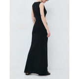 Patrizia Pepe Black Cotton Casual Dress