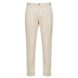 Baldinini Trend White Viscose Men Pants